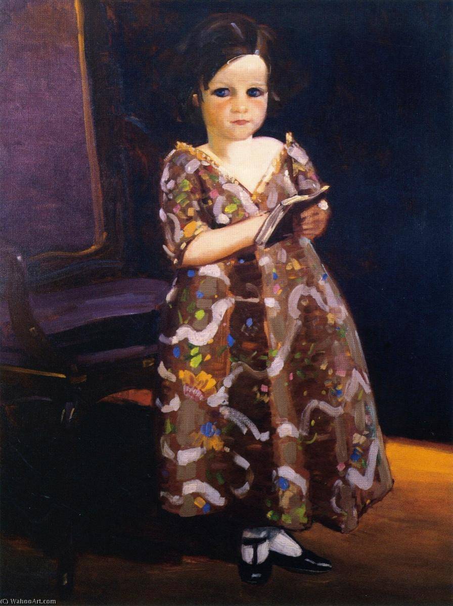 Wikioo.org - The Encyclopedia of Fine Arts - Painting, Artwork by George Benjamin Luks - Jenny McKean as Infanta