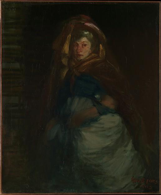 Wikioo.org - The Encyclopedia of Fine Arts - Painting, Artwork by George Benjamin Luks - The Old Duchess