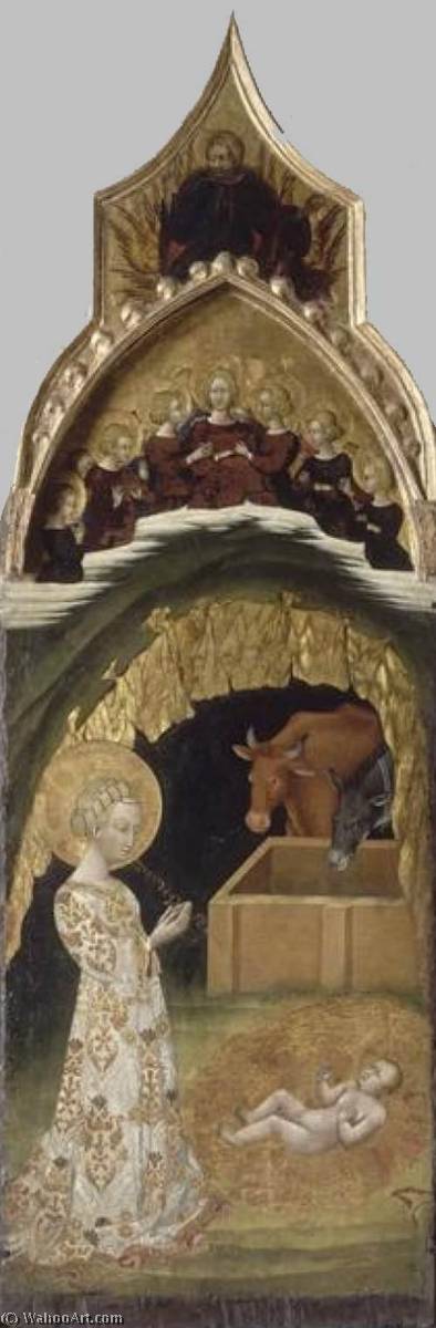 Wikioo.org - สารานุกรมวิจิตรศิลป์ - จิตรกรรม Giovanni Di Paolo Di Grazia - The Nativity