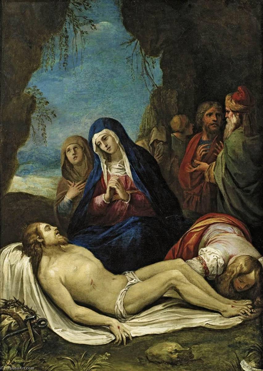 Wikioo.org - The Encyclopedia of Fine Arts - Painting, Artwork by Guiseppe Cesari Dit Le Cavalier D'arpin - Lamentation