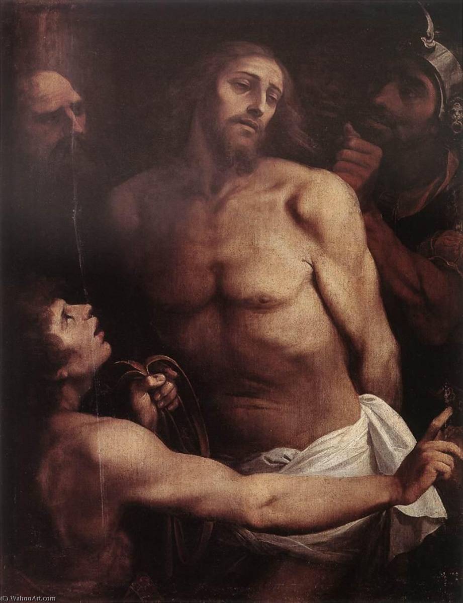 Wikioo.org - Encyklopedia Sztuk Pięknych - Malarstwo, Grafika Guiseppe Cesari Dit Le Cavalier D'arpin - The Mocking of Christ