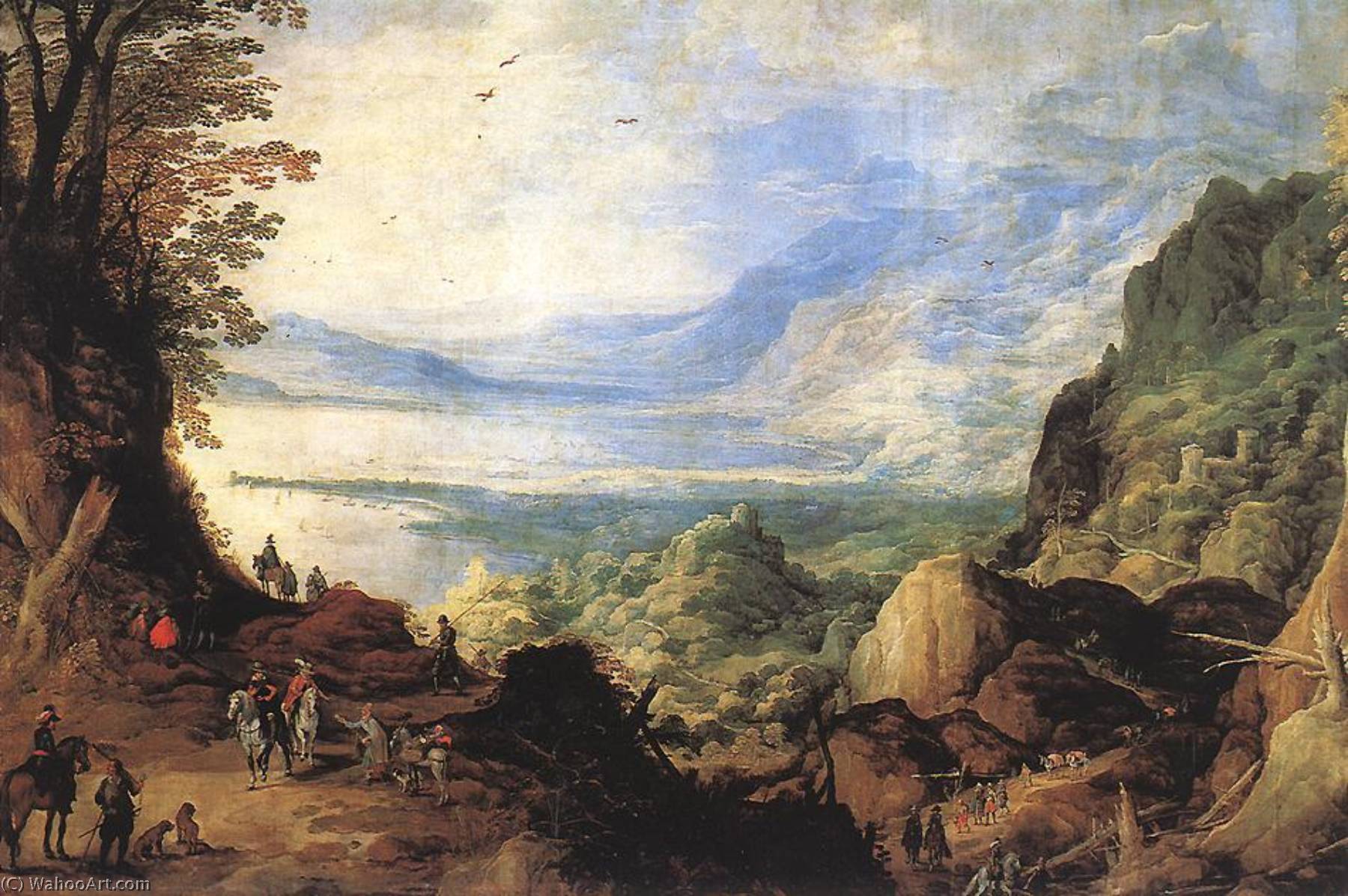 Wikioo.org – L'Enciclopedia delle Belle Arti - Pittura, Opere di Joos De Momper The Younger - paesaggio