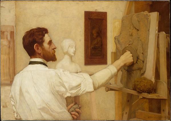 Wikioo.org - The Encyclopedia of Fine Arts - Painting, Artwork by Kenyon Cox - Augustus Saint Gaudens