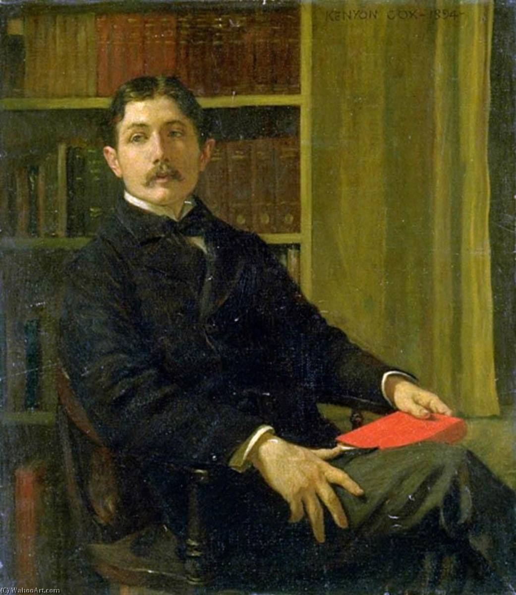 Wikioo.org - สารานุกรมวิจิตรศิลป์ - จิตรกรรม Kenyon Cox - Portrait of Mr. Wiley