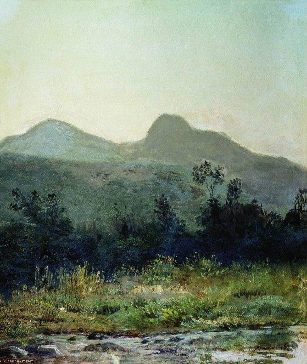 WikiOO.org - Encyclopedia of Fine Arts - Lukisan, Artwork Nikolai Aleksandrovich Yaroshenko - Mount Sedlo in the Outskirts of Kislovodsk