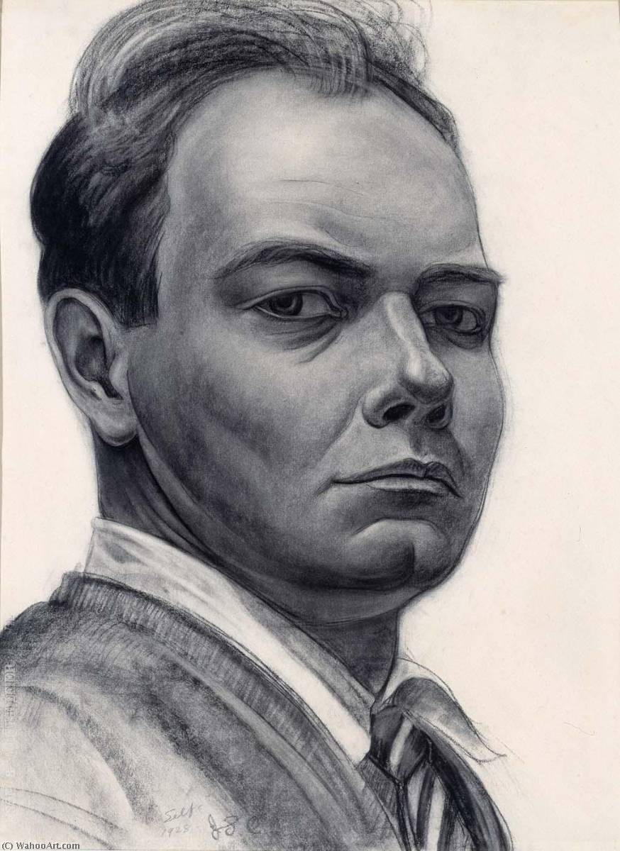 WikiOO.org - Enciklopedija dailės - Tapyba, meno kuriniai John Steuart Curry - Self Portrait