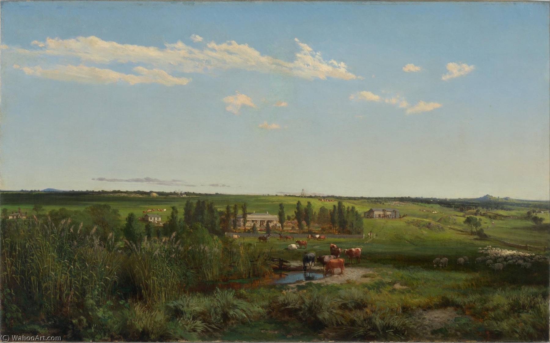 WikiOO.org - אנציקלופדיה לאמנויות יפות - ציור, יצירות אמנות Louis Buvelot - Mount Fyans Homestead
