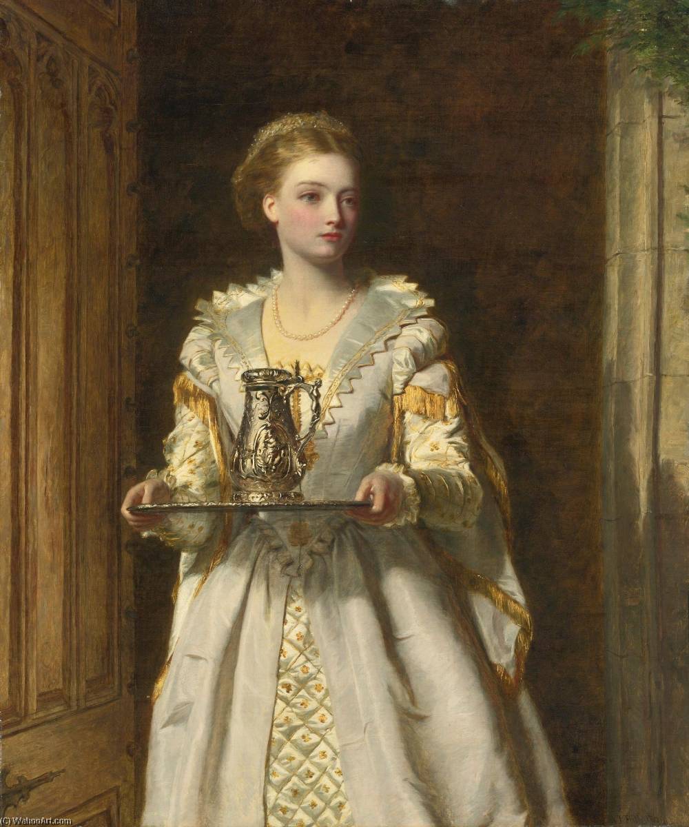 Wikioo.org - The Encyclopedia of Fine Arts - Painting, Artwork by William Powell Frith - Gabrielle d'EstrÉes