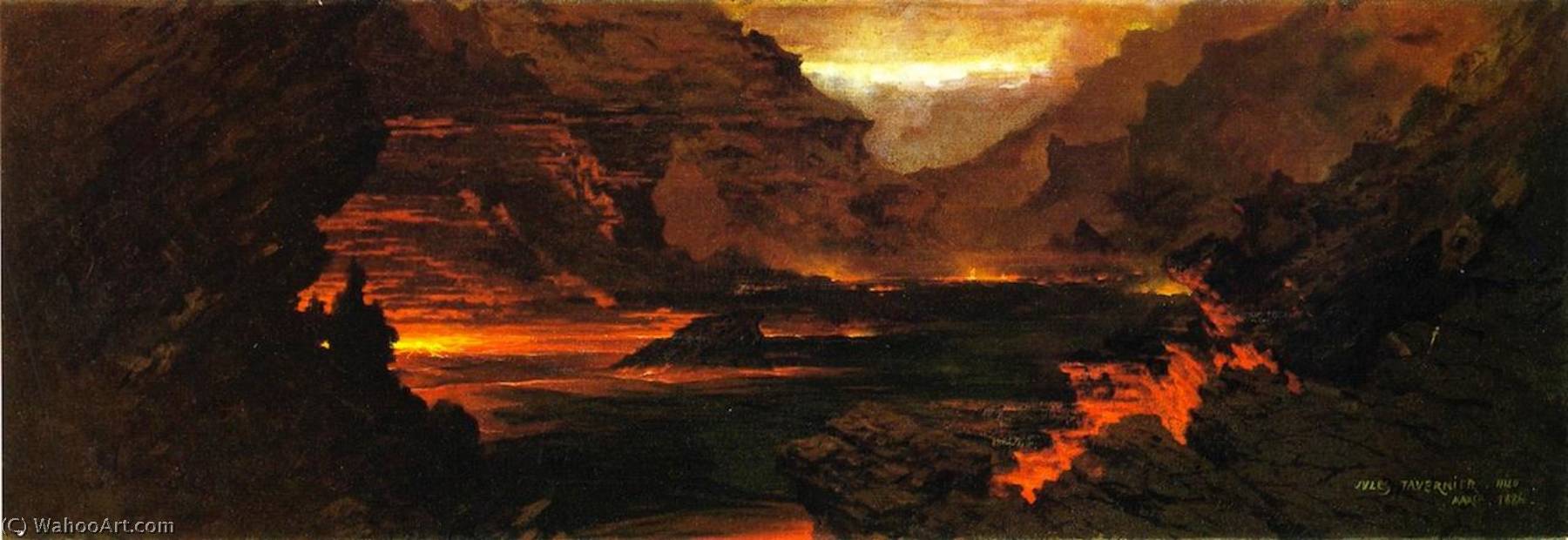 Wikioo.org - The Encyclopedia of Fine Arts - Painting, Artwork by Jules Tavernier - Hilo, Hawaii