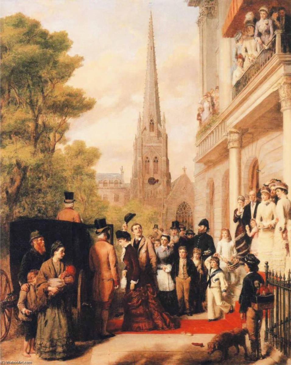 WikiOO.org - Encyclopedia of Fine Arts - Festés, Grafika William Powell Frith - For Better, For Worse