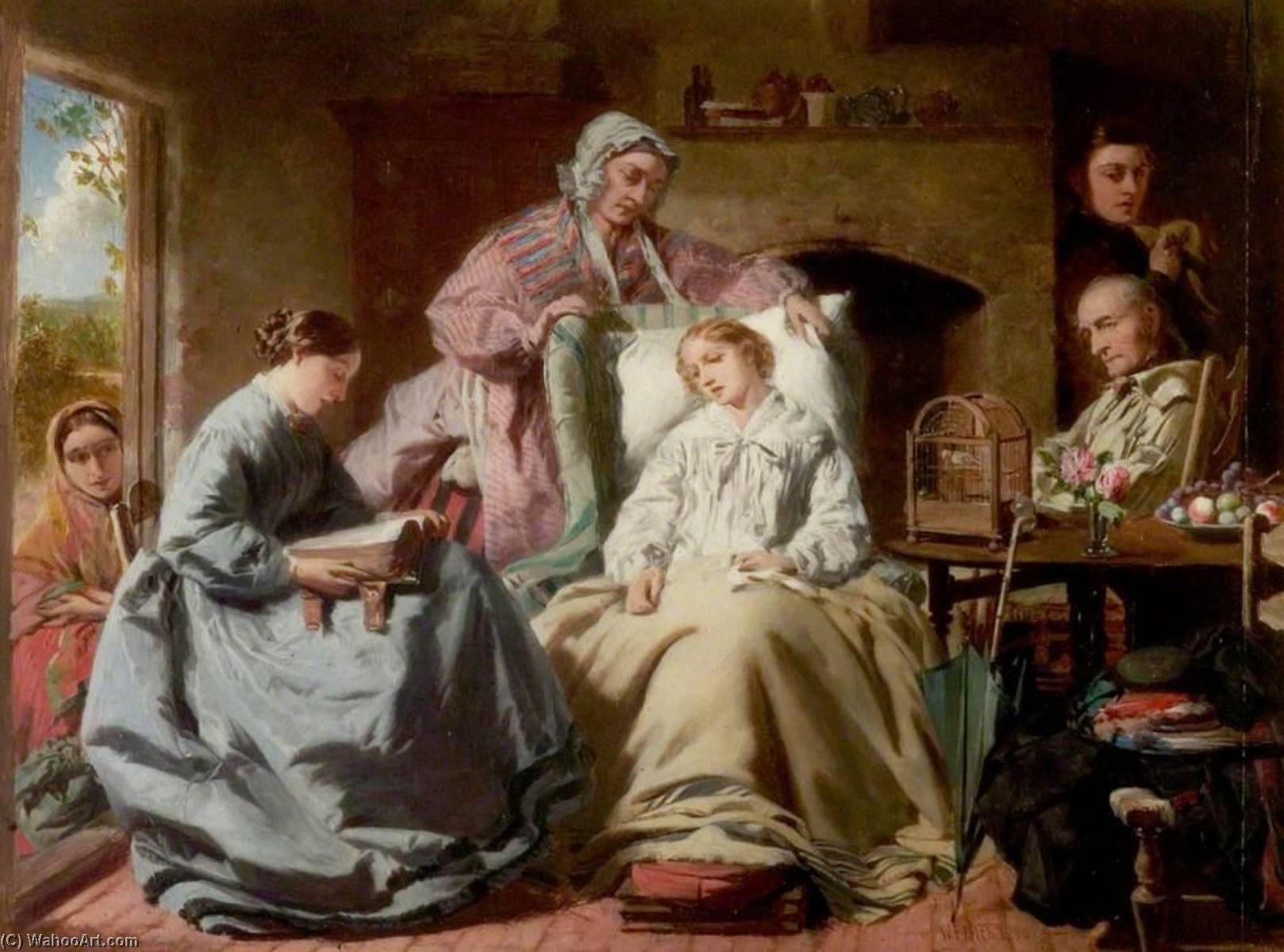 Wikioo.org - The Encyclopedia of Fine Arts - Painting, Artwork by William Powell Frith - The Invalid