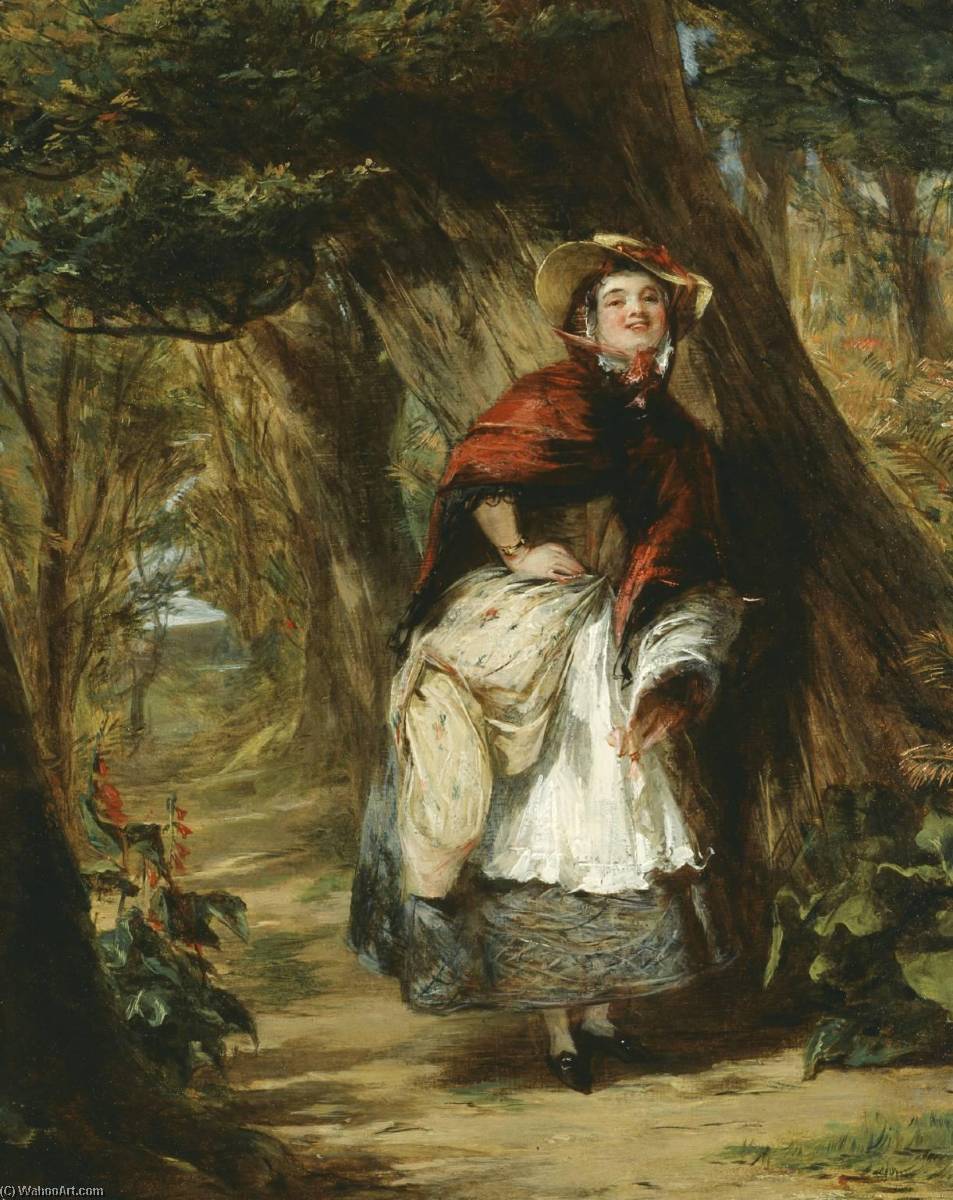 Wikioo.org - The Encyclopedia of Fine Arts - Painting, Artwork by William Powell Frith - Dolly Varden