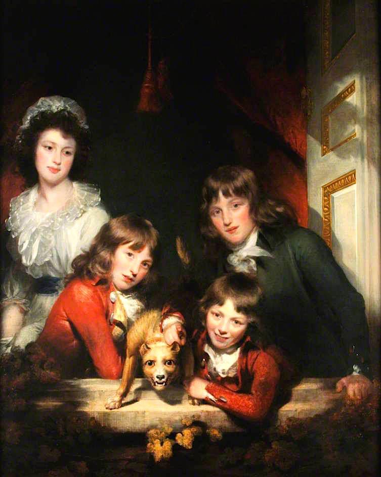 Wikioo.org - The Encyclopedia of Fine Arts - Painting, Artwork by William Beechey - Family Portrait