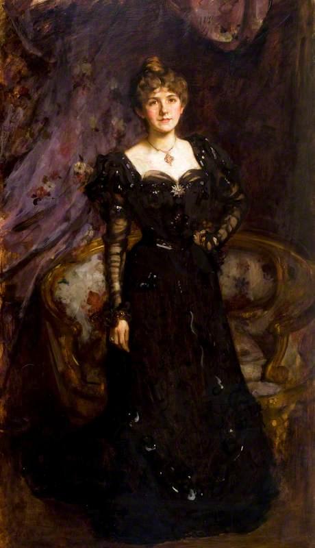 WikiOO.org - Encyclopedia of Fine Arts - Maalaus, taideteos James Jebusa Shannon - Mrs J. E. Crombie of Parkhill