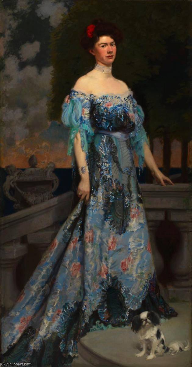 Wikioo.org - The Encyclopedia of Fine Arts - Painting, Artwork by Frederick William Macmonnies - Miss Anne Mills Archbold
