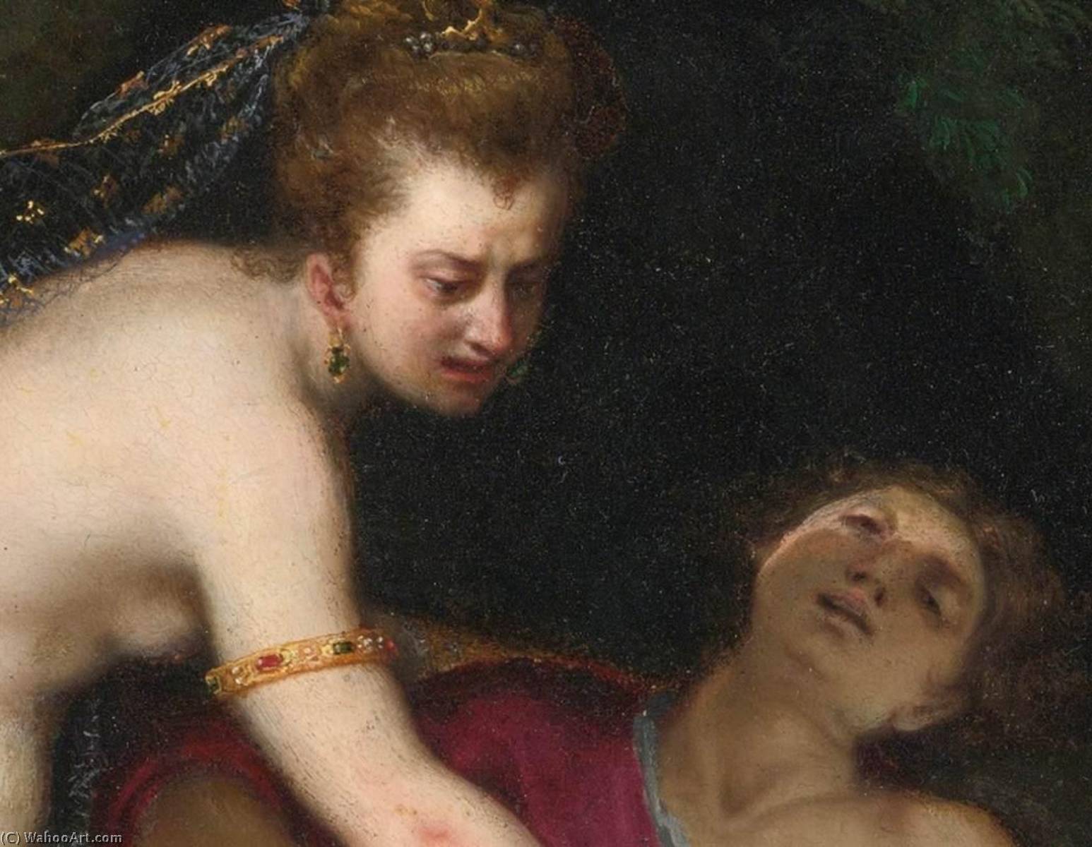 Wikioo.org - The Encyclopedia of Fine Arts - Painting, Artwork by Lodovico Cardi (Cigoli) - Venus and Adonis (detail)