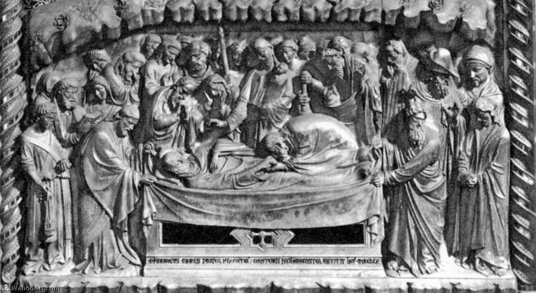 WikiOO.org - Enciclopédia das Belas Artes - Pintura, Arte por Orcagna - The Burial of the Virgin