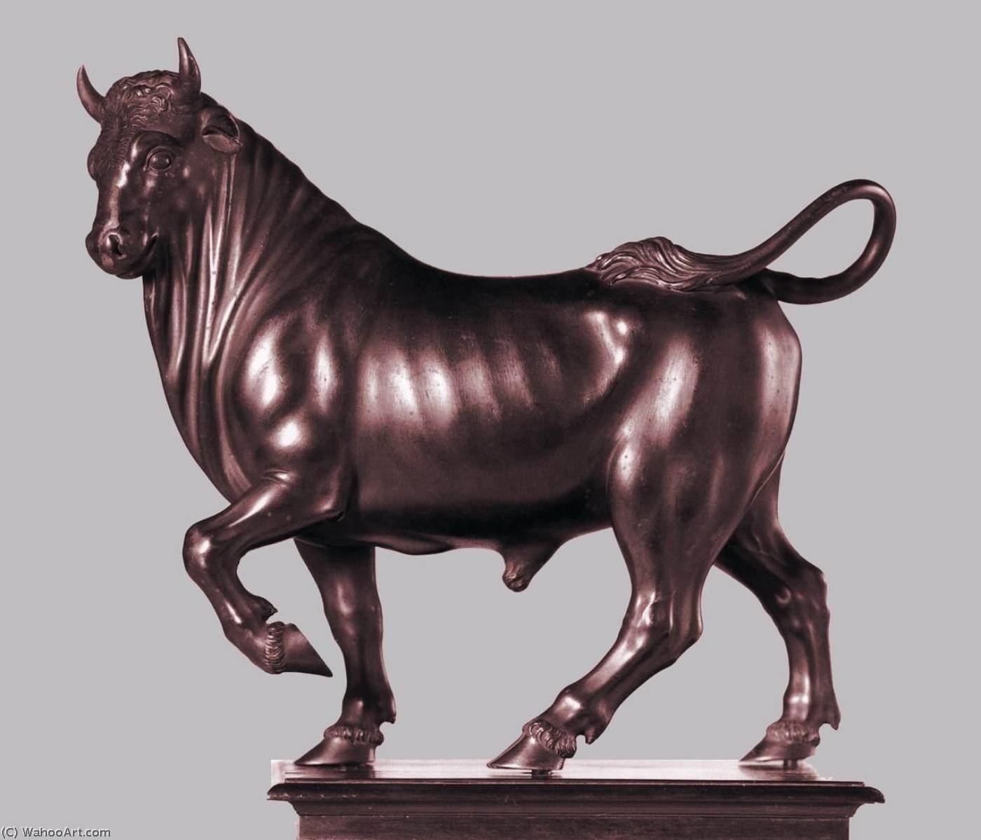 Wikioo.org – L'Encyclopédie des Beaux Arts - Peinture, Oeuvre de Francesco Susini - à grands pas taureau