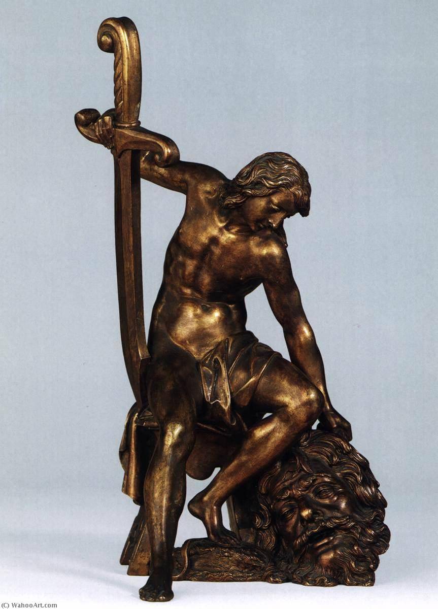 WikiOO.org - Encyclopedia of Fine Arts - Lukisan, Artwork Francesco Susini - David with the Head of Goliath