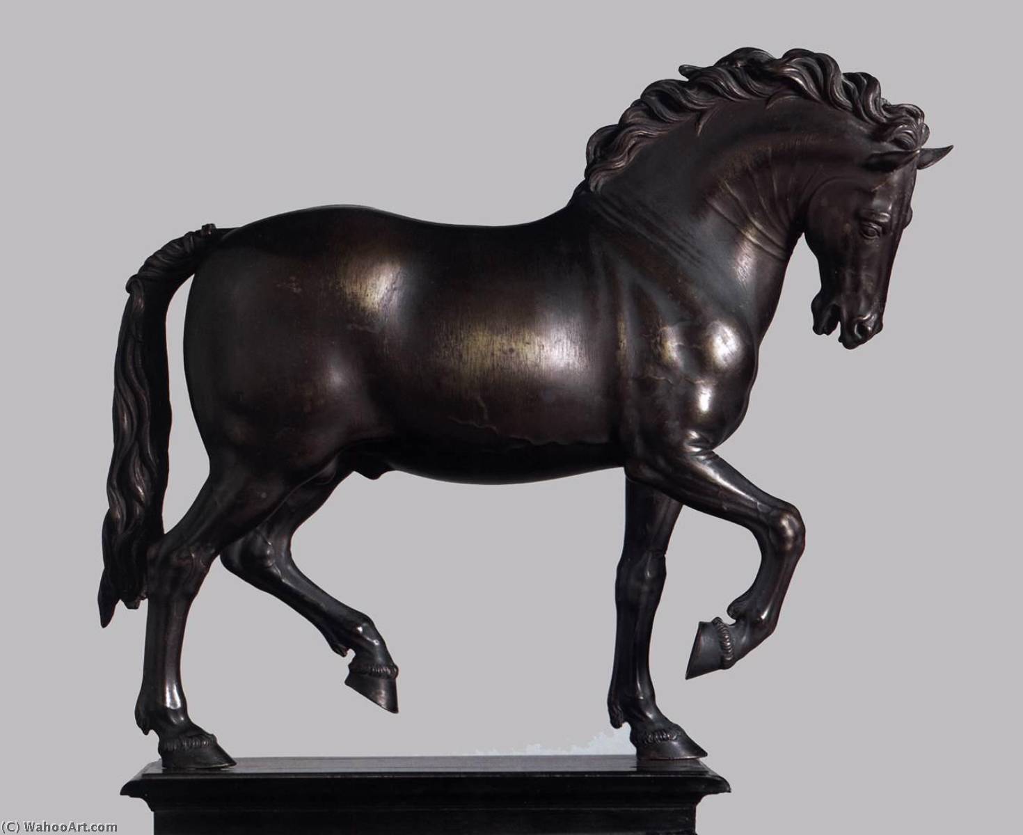 WikiOO.org - Encyclopedia of Fine Arts - Lukisan, Artwork Francesco Susini - Striding Horse