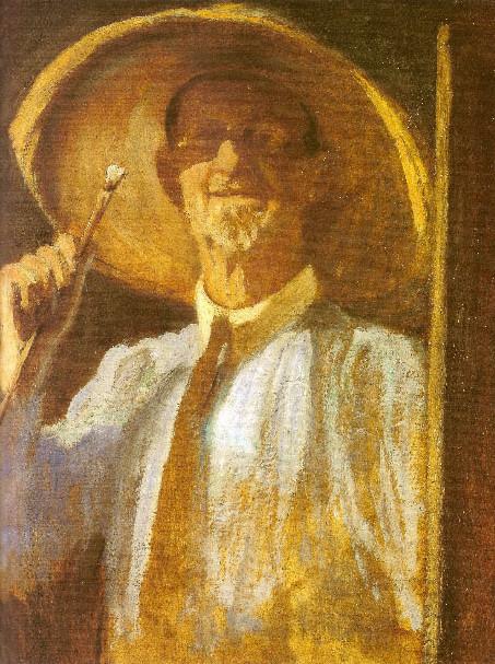 Wikioo.org - The Encyclopedia of Fine Arts - Painting, Artwork by Alfredo Andersen - Self portrait