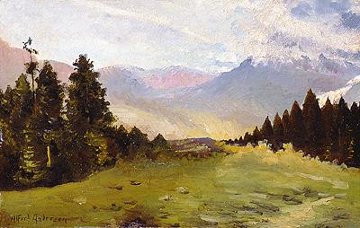 Wikioo.org - The Encyclopedia of Fine Arts - Painting, Artwork by Alfredo Andersen - Portuguese Paisagem Landscape