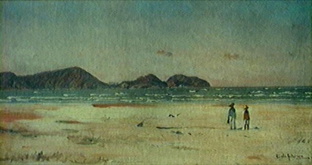 WikiOO.org - Enciclopédia das Belas Artes - Pintura, Arte por Alfredo Andersen - Portuguese Entrada da Barra do Sul