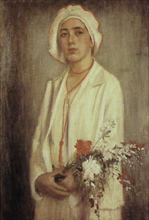 WikiOO.org - Enciklopedija dailės - Tapyba, meno kuriniai Alfredo Andersen - Portrait of Guigui