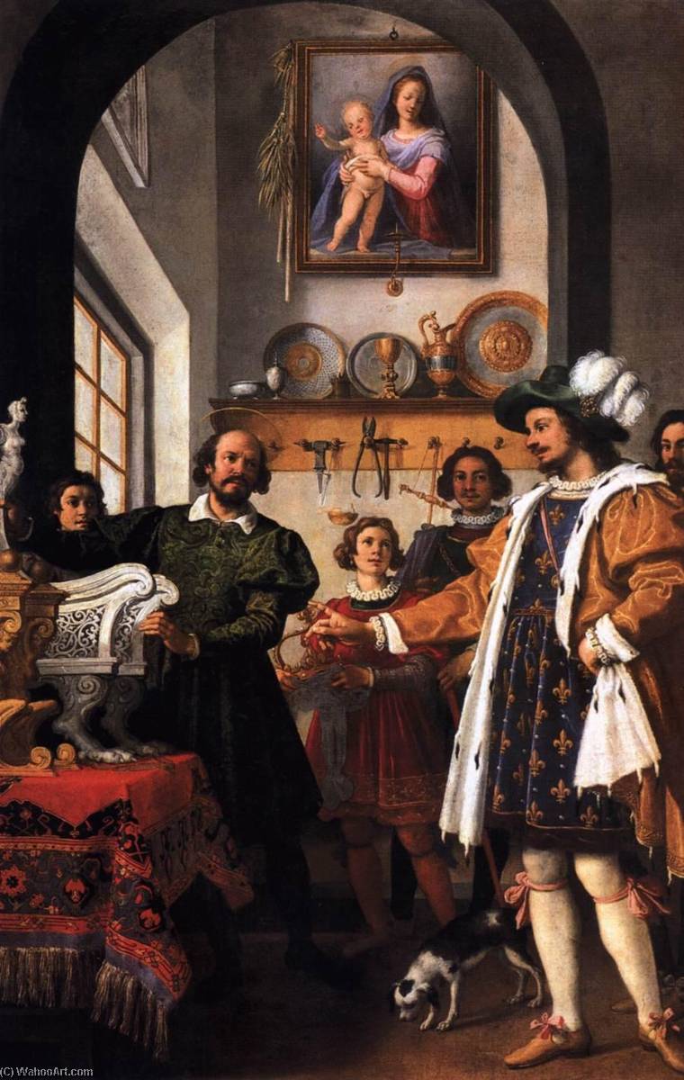 Wikioo.org - The Encyclopedia of Fine Arts - Painting, Artwork by Jacopo Chimenti - The Honesty of Eligius