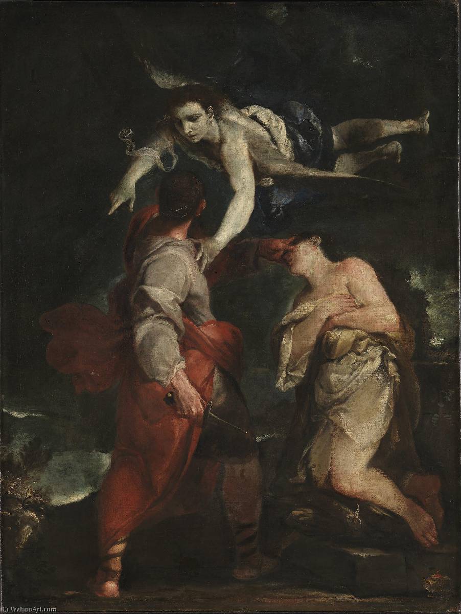 WikiOO.org - Enciclopedia of Fine Arts - Pictura, lucrări de artă Giuseppe Maria Crespi - English The Sacrifice of Abraham