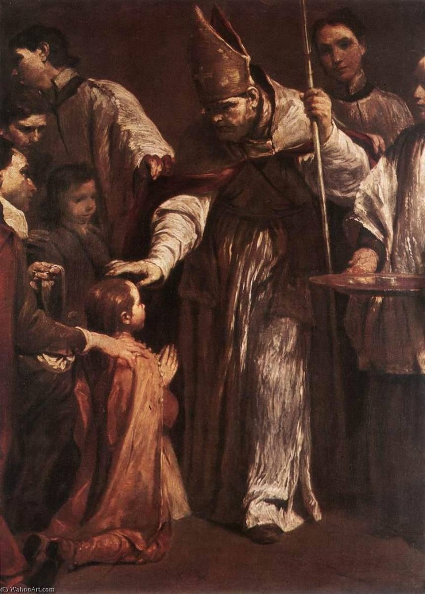 Wikioo.org - The Encyclopedia of Fine Arts - Painting, Artwork by Giuseppe Maria Crespi - Confirmation