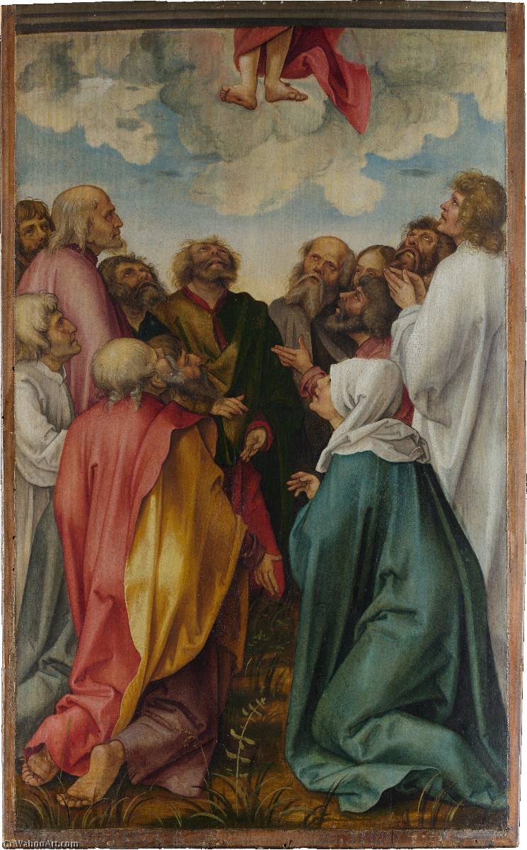 Wikioo.org - The Encyclopedia of Fine Arts - Painting, Artwork by Hans Süss Von Kulmbach - The Ascension of Christ