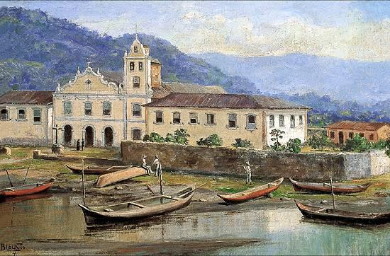 Wikioo.org - The Encyclopedia of Fine Arts - Painting, Artwork by Benedito Calixto - Português Igreja do Convento de Santo Antonio do Valongo