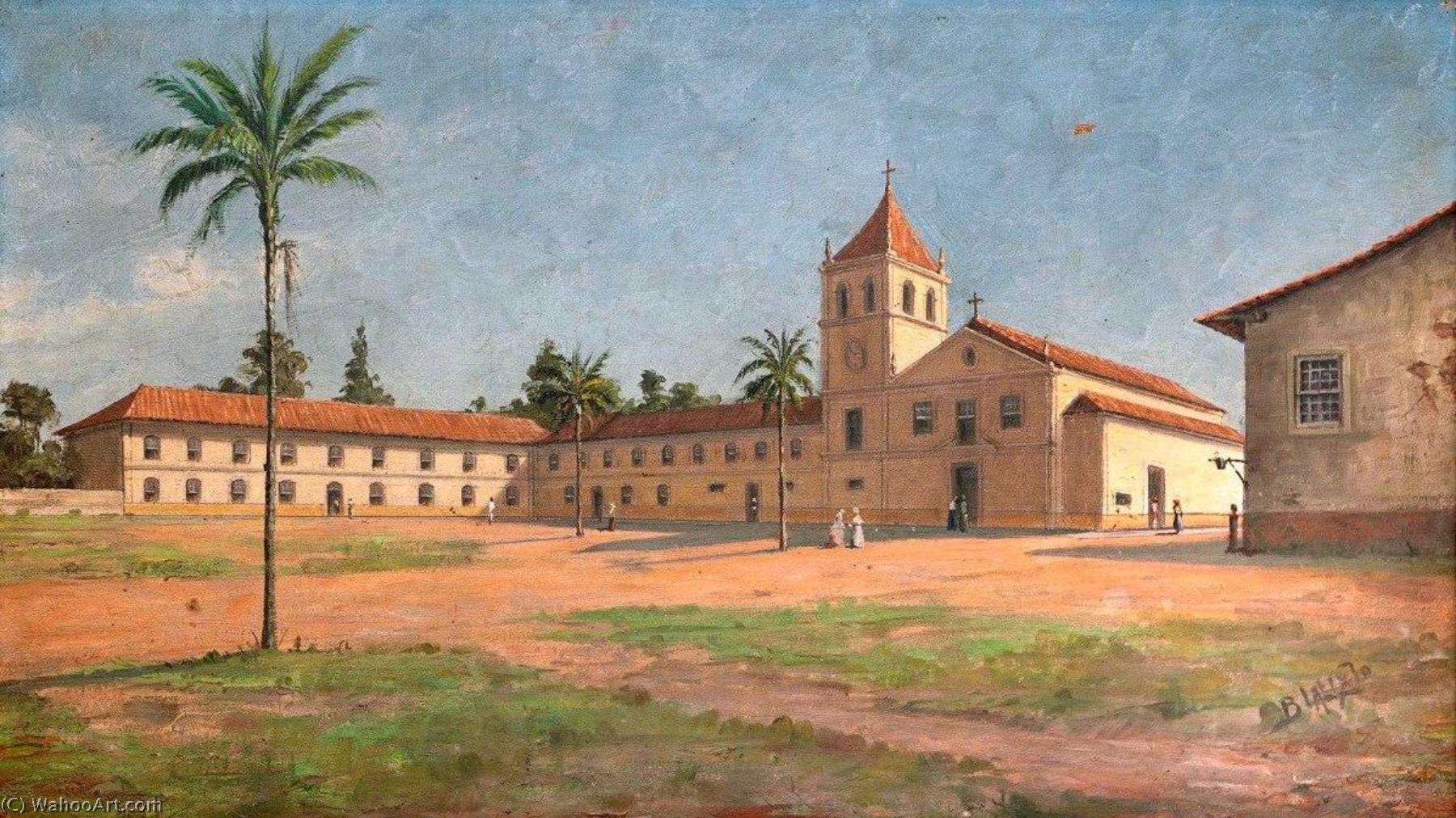 WikiOO.org - Enciclopédia das Belas Artes - Pintura, Arte por Benedito Calixto - Português Pátio do Colégio