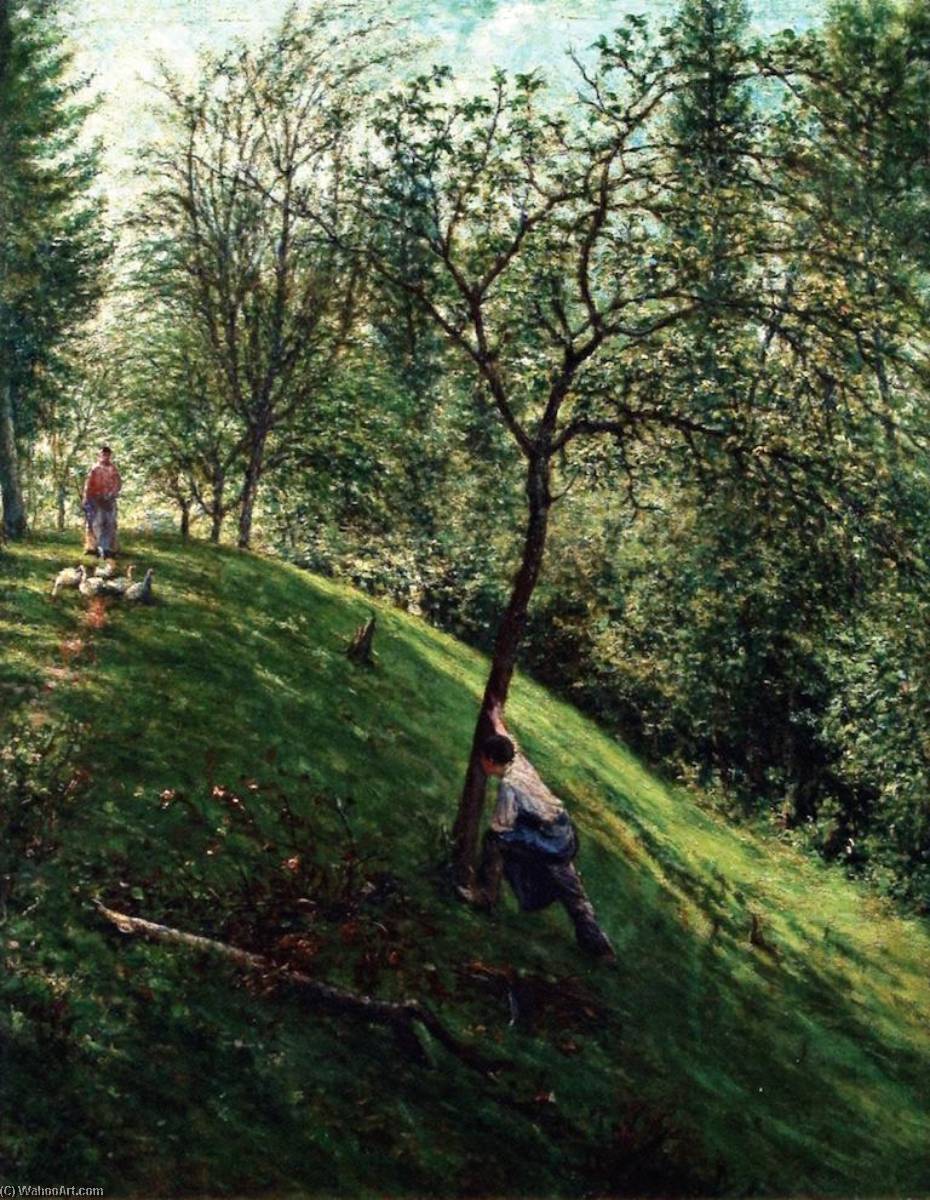 Wikioo.org - The Encyclopedia of Fine Arts - Painting, Artwork by Francisco Oller - French Landscape I