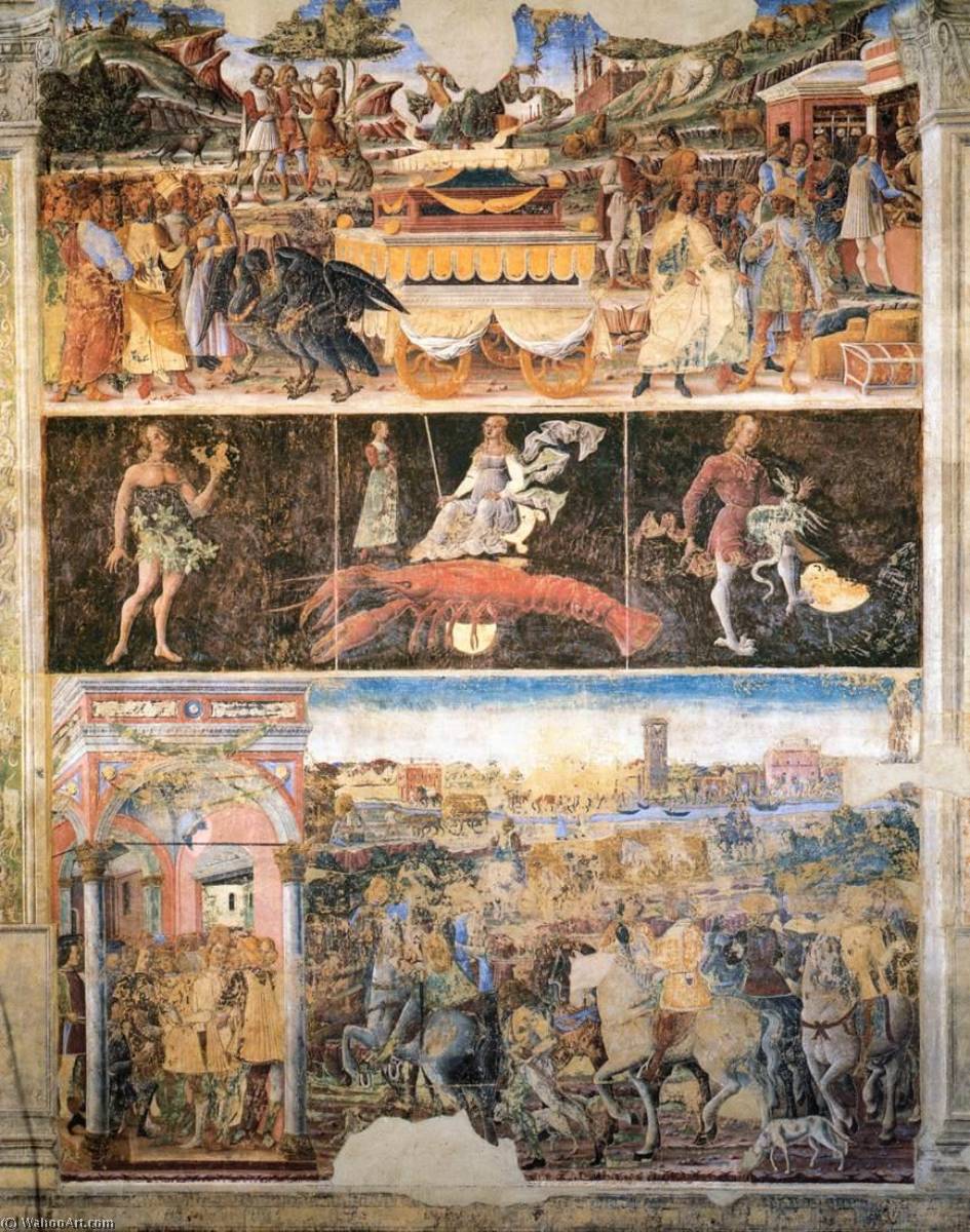 WikiOO.org - Enciklopedija likovnih umjetnosti - Slikarstvo, umjetnička djela Cosmè Tura - English Allegory of June Triumph of Mercury