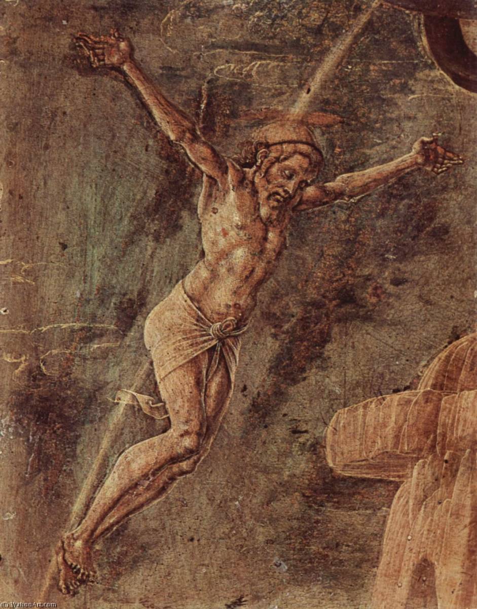 Wikioo.org - The Encyclopedia of Fine Arts - Painting, Artwork by Cosmè Tura - Deutsch Gekreuzigter Christus Italiano Cristo crocifisso