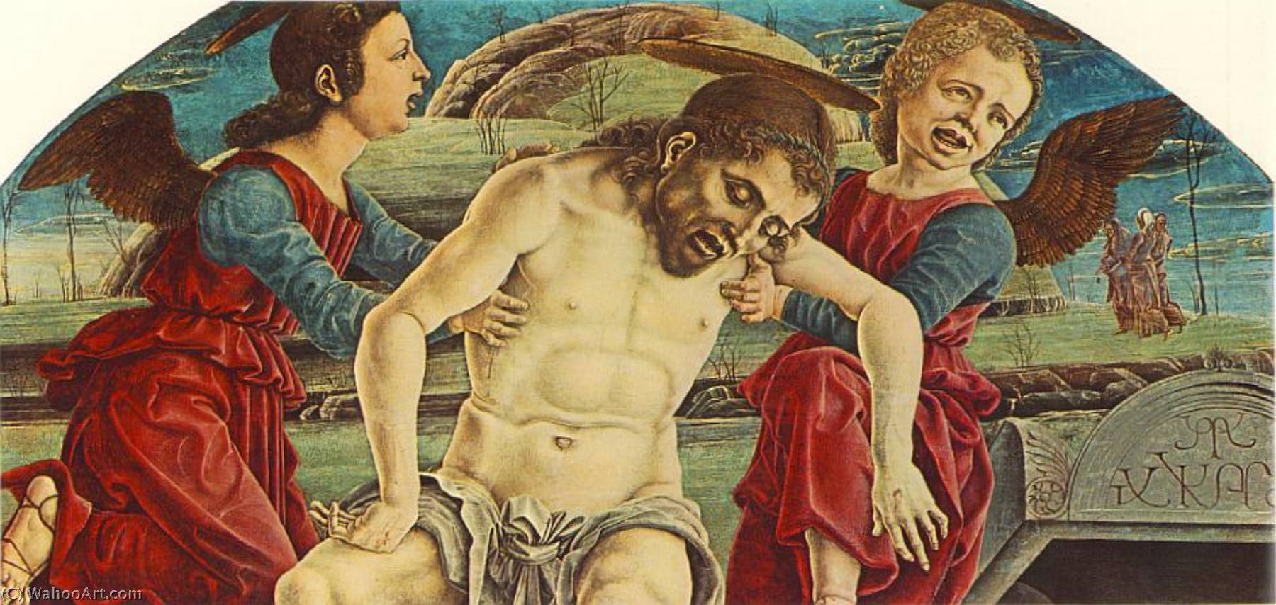 WikiOO.org - Encyclopedia of Fine Arts - Maľba, Artwork Cosmè Tura - Pietà