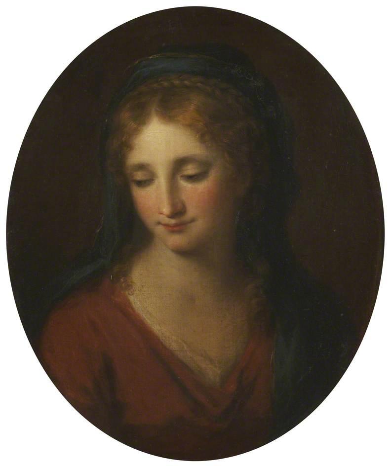 Wikioo.org - The Encyclopedia of Fine Arts - Painting, Artwork by Angelica Kauffman (Maria Anna Angelika) - Modesty