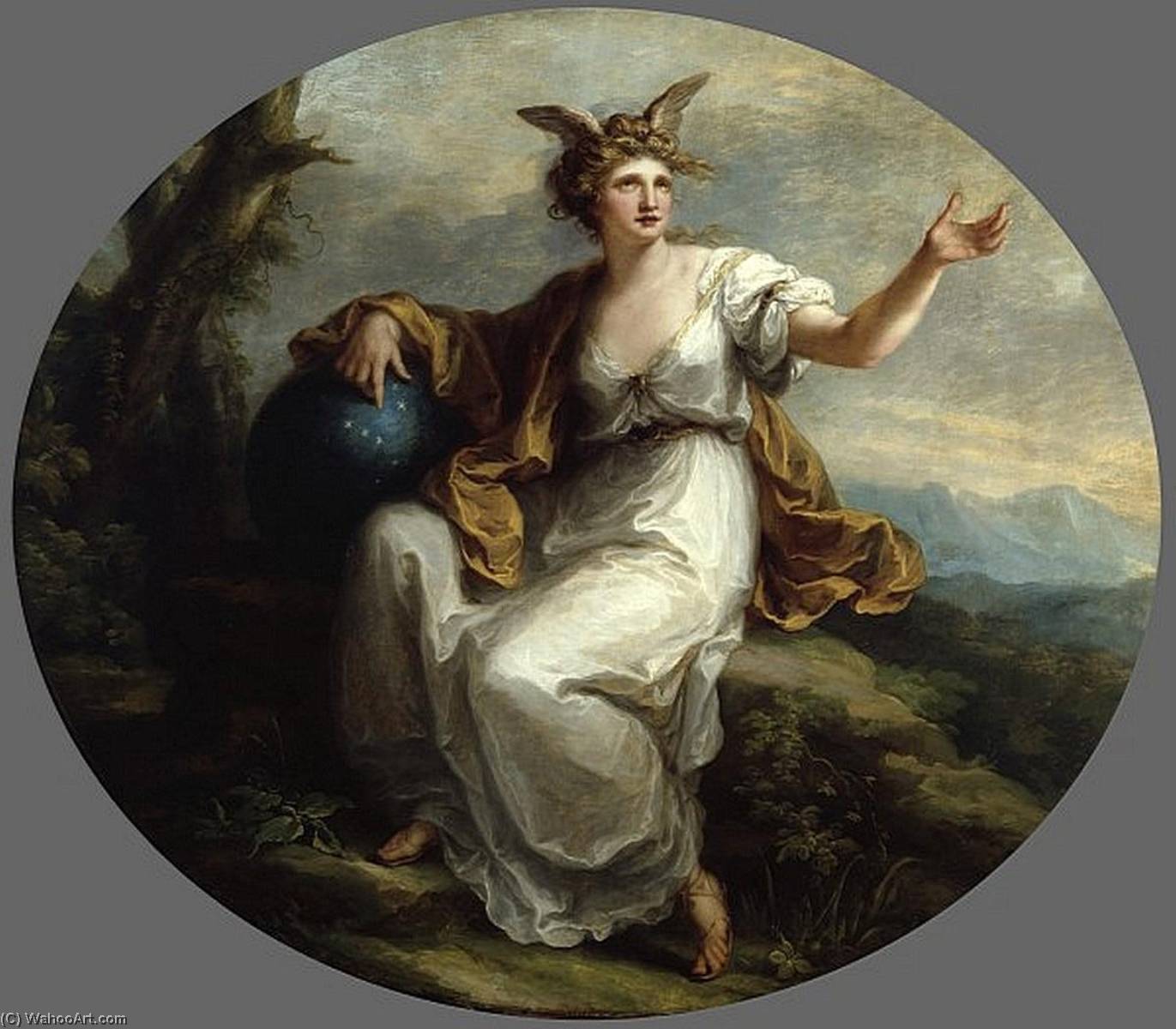 Wikioo.org - The Encyclopedia of Fine Arts - Painting, Artwork by Angelica Kauffman (Maria Anna Angelika) - Invention