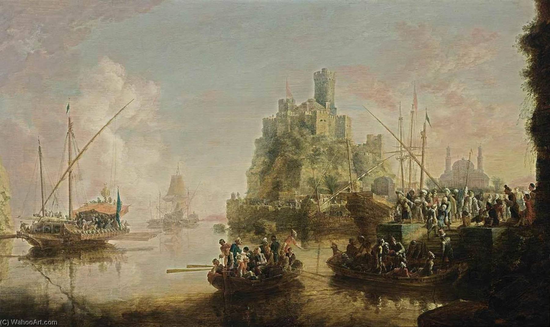 Wikioo.org - The Encyclopedia of Fine Arts - Painting, Artwork by Bonaventura Peeters I - View of a Southern Coast