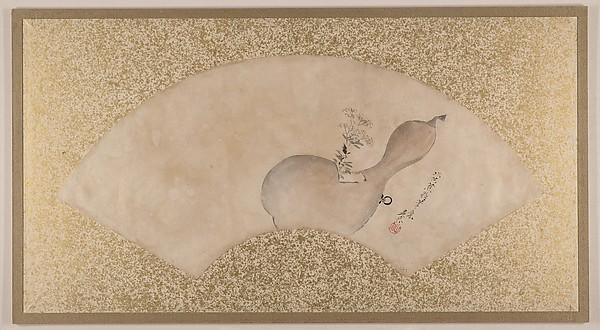 WikiOO.org - Encyclopedia of Fine Arts - Maľba, Artwork Shibata Zeshin - Flowers in Gourd