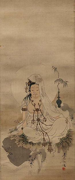 WikiOO.org - Enciclopedia of Fine Arts - Pictura, lucrări de artă Shibata Zeshin - Kannon