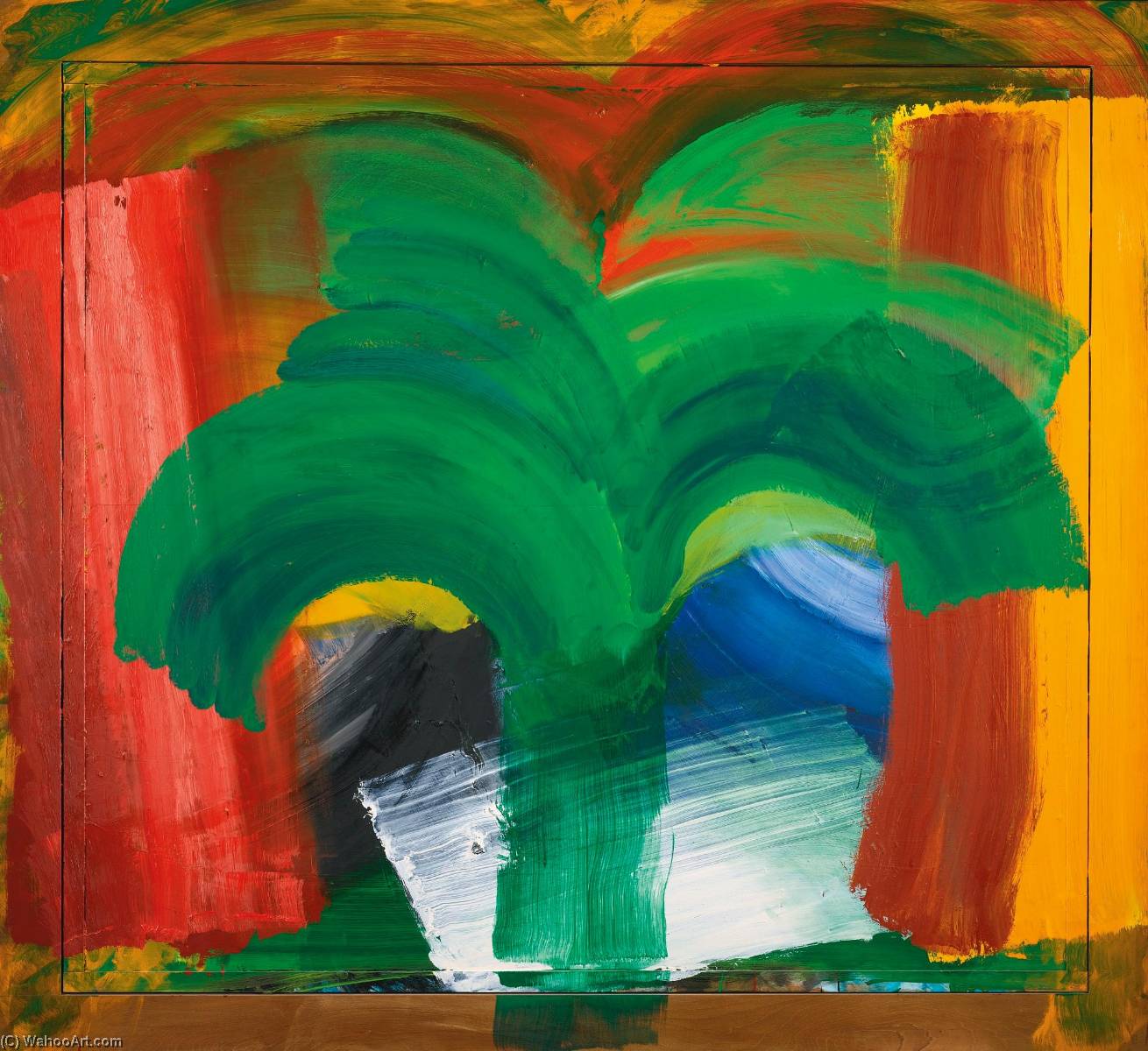Wikioo.org - The Encyclopedia of Fine Arts - Painting, Artwork by Howard Hodgkin - In Tangier