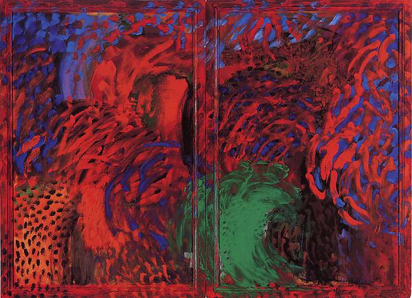 Wikioo.org - The Encyclopedia of Fine Arts - Painting, Artwork by Howard Hodgkin - When did we go to Morocco