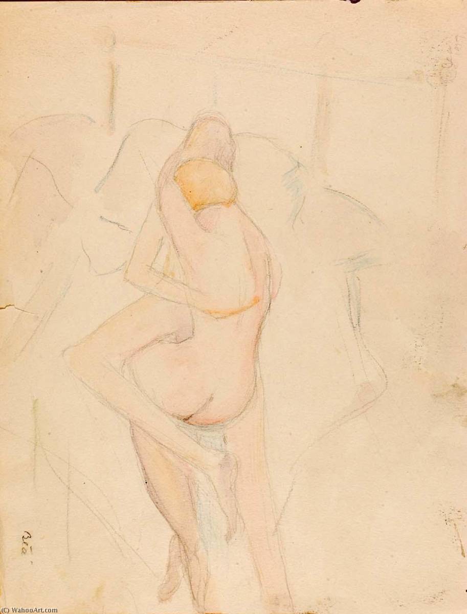 Wikioo.org - สารานุกรมวิจิตรศิลป์ - จิตรกรรม Beatrice Wood - Untitled (Lovers Embracing)