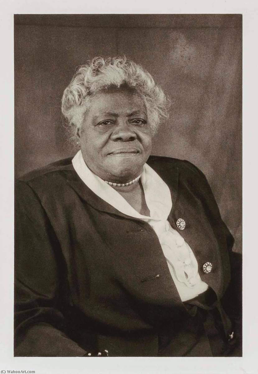 Wikioo.org - The Encyclopedia of Fine Arts - Painting, Artwork by Carl Van Vechten - Mary McLeod Bethune, from the unrealized portfolio Noble Black Women The Harlem Renaissance and After