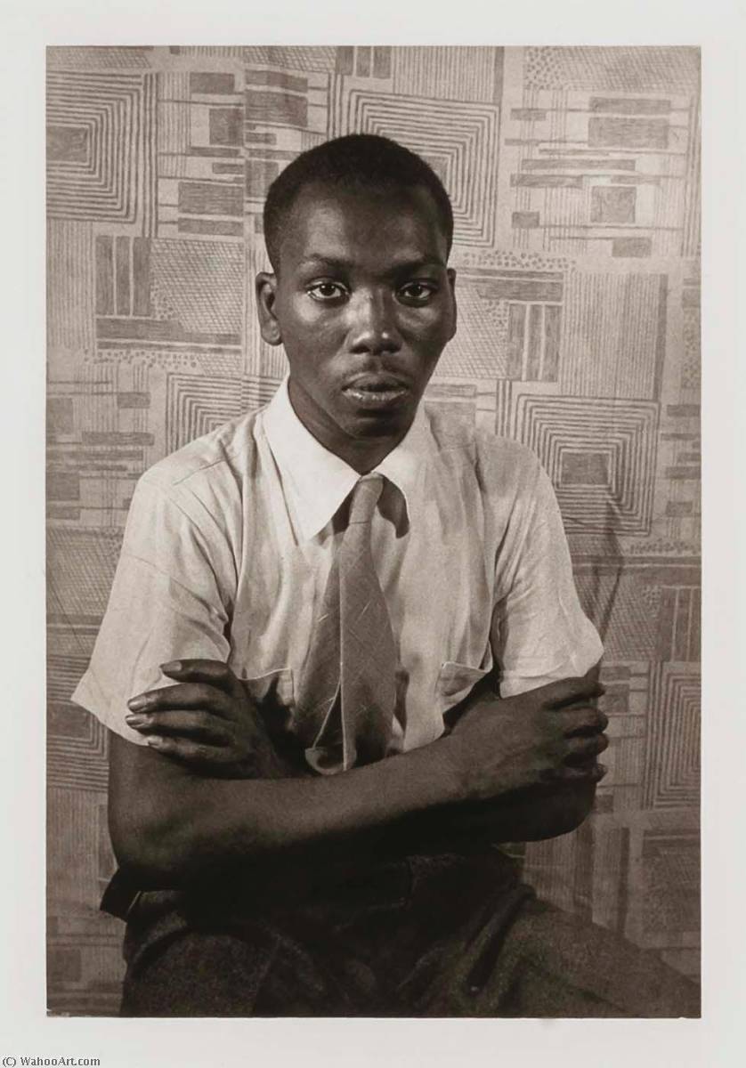 Wikioo.org - The Encyclopedia of Fine Arts - Painting, Artwork by Carl Van Vechten - Jacob Lawrence, from the portfolio O Write My Name American Portraits, Harlem Heroes