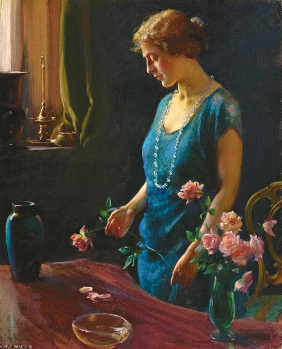 Wikioo.org - The Encyclopedia of Fine Arts - Painting, Artwork by Charles Courtney Curran - Memories