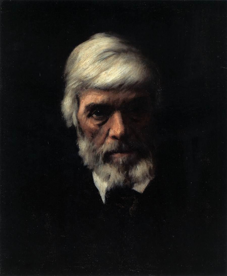 Wikioo.org - The Encyclopedia of Fine Arts - Painting, Artwork by Michele Gordigiani - Portrait of Thomas Carlyle